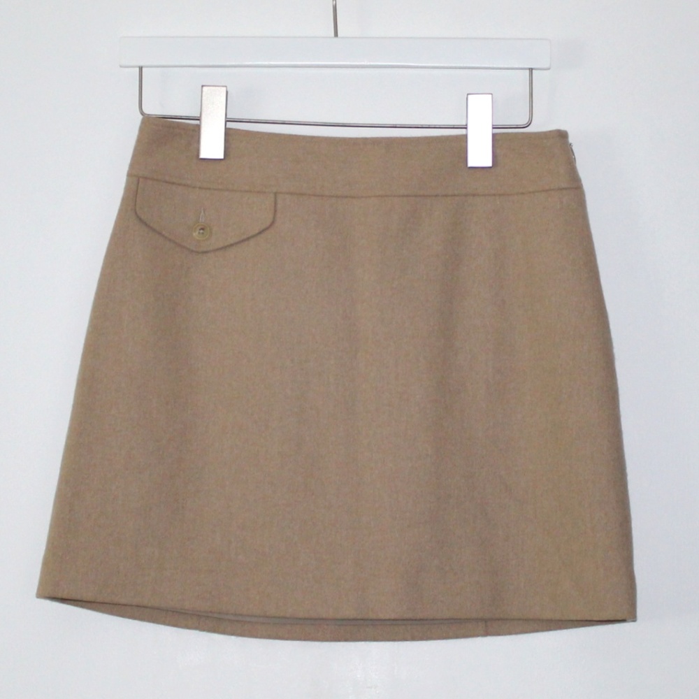 Banana Republic Wool Blend Mini Skirt 2 petite